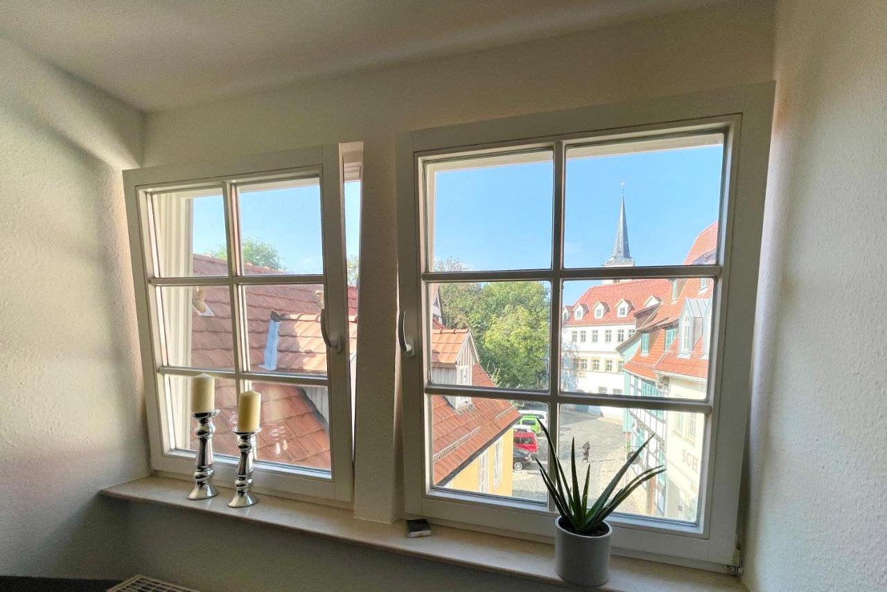 Ferienwohnung Augenblick - Stylisches Apartment In Der Besten Altstadtlage Von Erfurt Dış mekan fotoğraf
