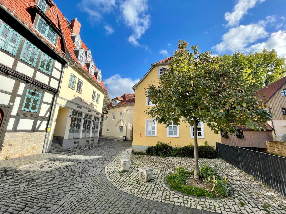 Ferienwohnung Augenblick - Stylisches Apartment In Der Besten Altstadtlage Von Erfurt Dış mekan fotoğraf