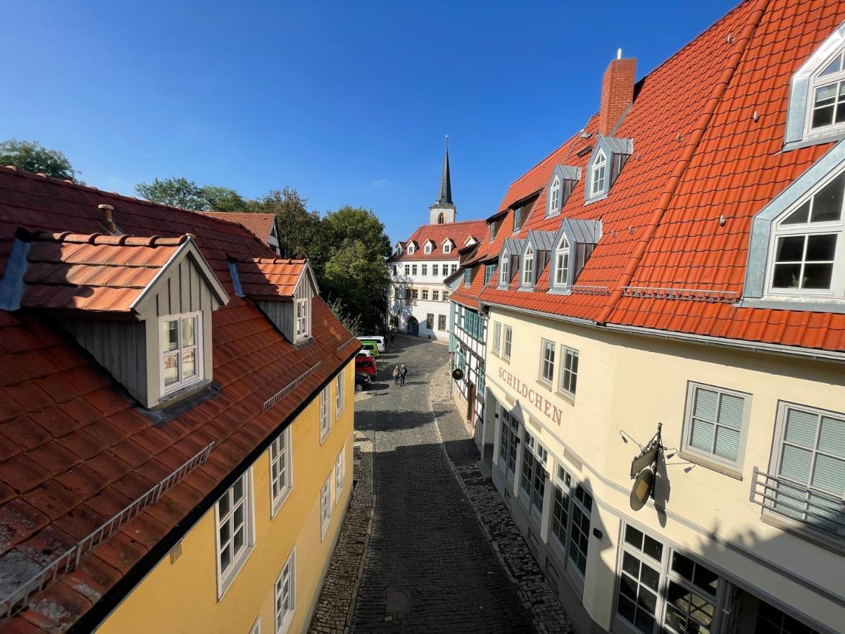 Ferienwohnung Augenblick - Stylisches Apartment In Der Besten Altstadtlage Von Erfurt Dış mekan fotoğraf