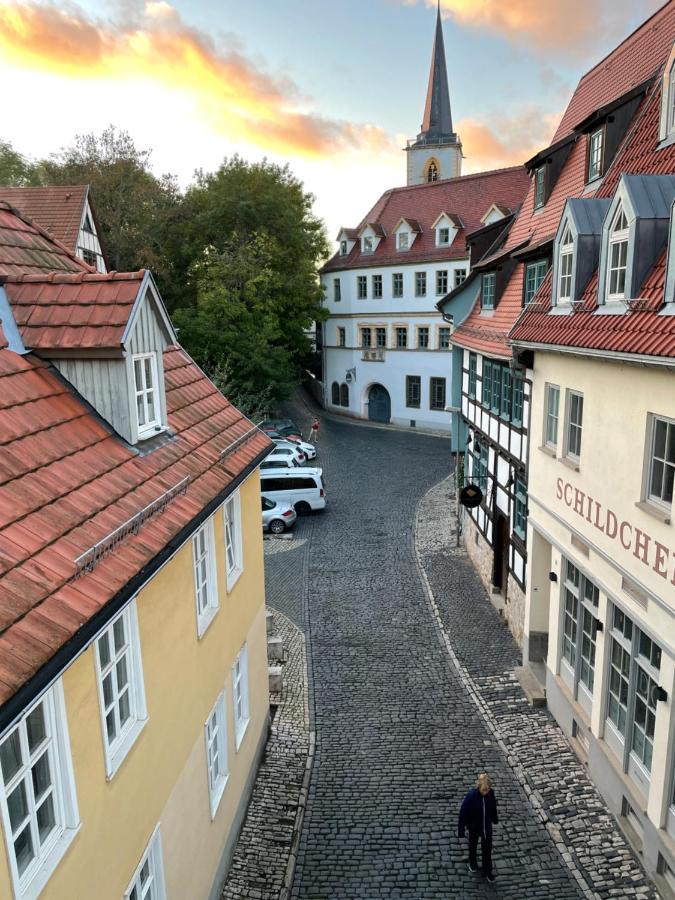 Ferienwohnung Augenblick - Stylisches Apartment In Der Besten Altstadtlage Von Erfurt Dış mekan fotoğraf