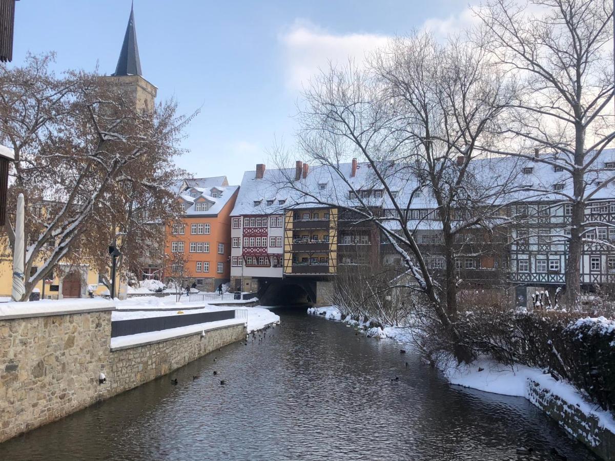 Ferienwohnung Augenblick - Stylisches Apartment In Der Besten Altstadtlage Von Erfurt Dış mekan fotoğraf