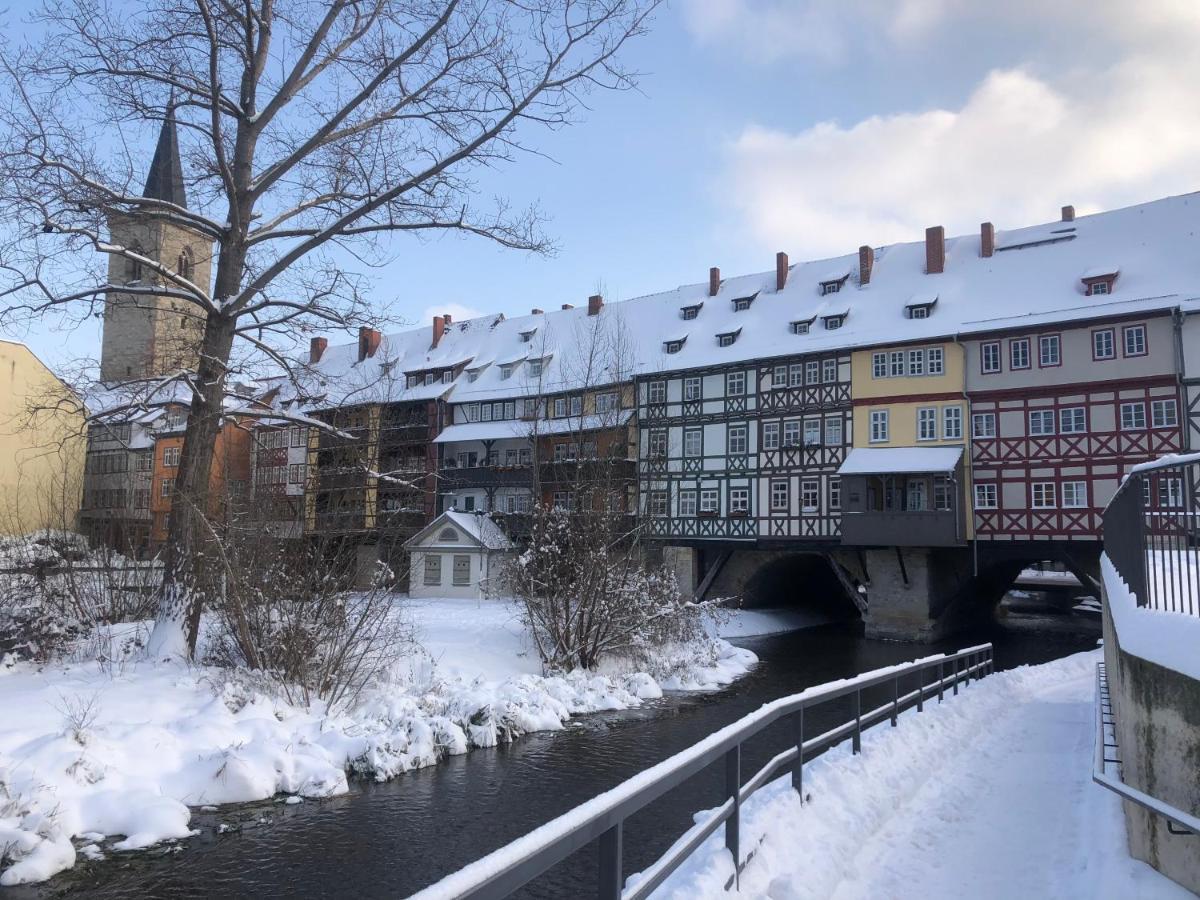 Ferienwohnung Augenblick - Stylisches Apartment In Der Besten Altstadtlage Von Erfurt Dış mekan fotoğraf